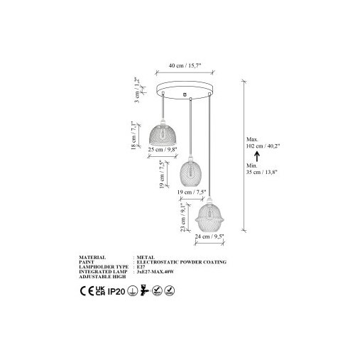 Opviq Luster Berk 16401 1 A Slike