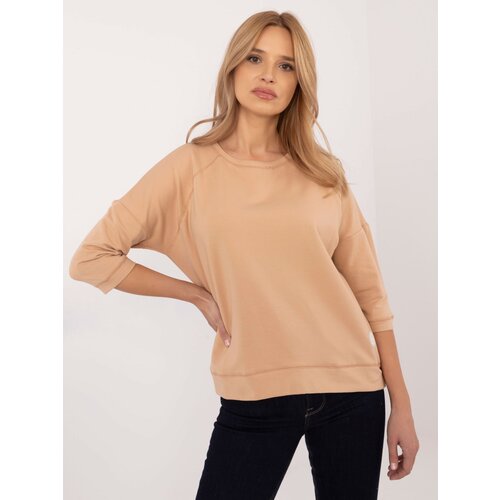 Calimera Blouse-CLM-BZ-1252.01X-camel Slike