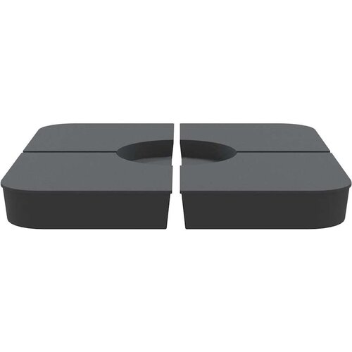 vidaXL 4-dijelni set suncobrana za križni suncobran 100 kg PP Cijene