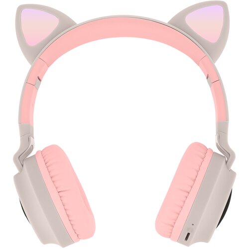 AVIZAR Slu&amp;scaron;alke Bluetooth 5.0 Cat Ear Design - bež, (20731528) Slike