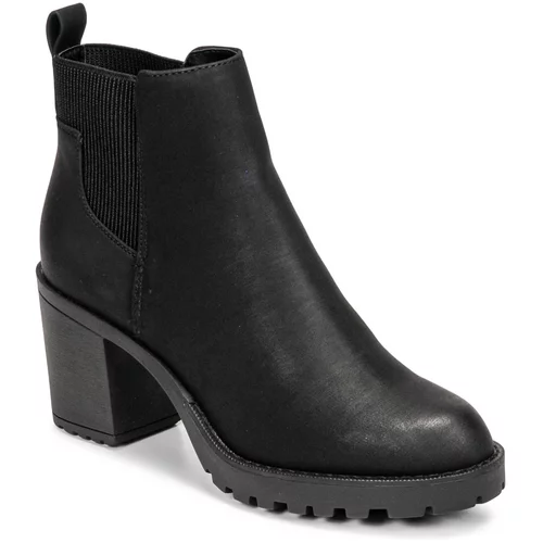 Only barbara heeled bootie crna