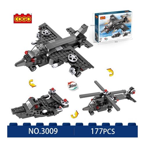 Cogo kockice-vojni avion. 177 delova. ( 93427 ) Cene
