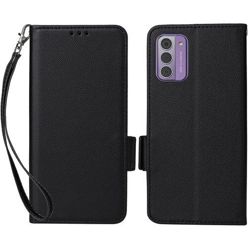 INORCO PU usnjena torbica za Nokio G42, stojalo za denarnico s teksturo litchi, ovitek za telefon, odporen na udarce, s trakom, (22035870) Slike