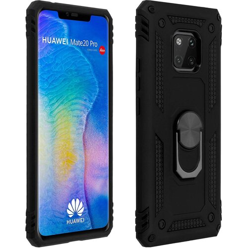 AVIZAR etui odporen proti udarcem s kovinskim držalom za obrocke - crn str. huawei mate 20 pro, (20600430) Cene
