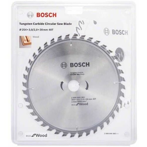 Bosch list kružne testere za drvo &amp;Oslash;254x2/5x30/40z eco 2608644383 Slike