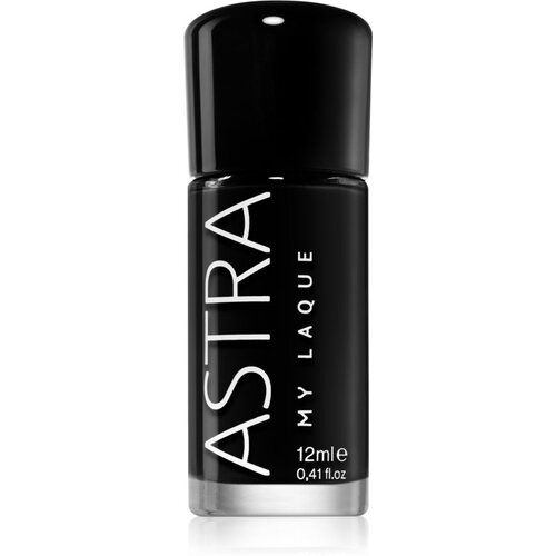 Astra Make-up My Laque 5 Free dolgoobstojen lak za nohte odtenek 45 Super Black 12 ml Slike