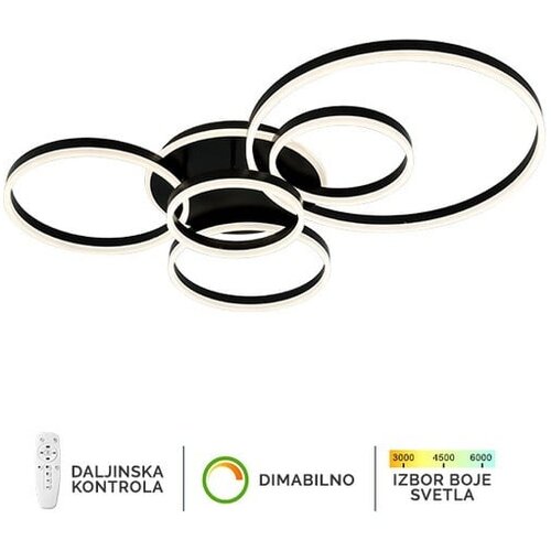  led plafonska lampa F2047-174C bk Cene