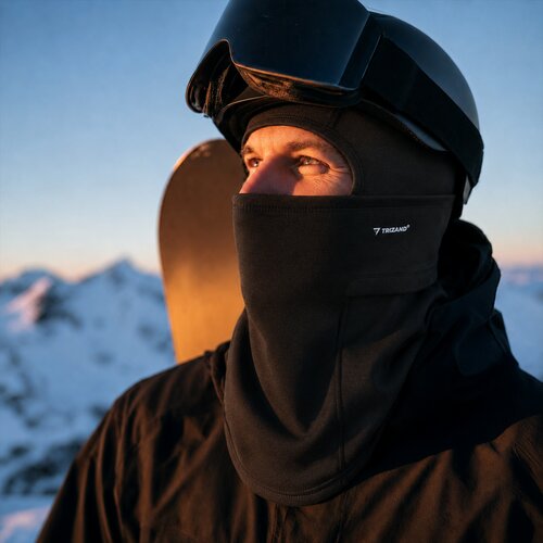  Zimska Kolesarska Podkapa / Balaclava - črna Slike