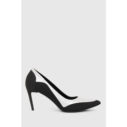 Diesel Pumps - SLANTY DSLANTY MHB shoes black-silver Slike