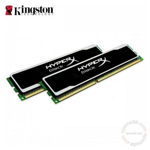 Kingston DDR3 HyperX Black Edition 16GB (2x8GB) 1600MHz KHX16C10B1BK2/16GB ram memorija Slike