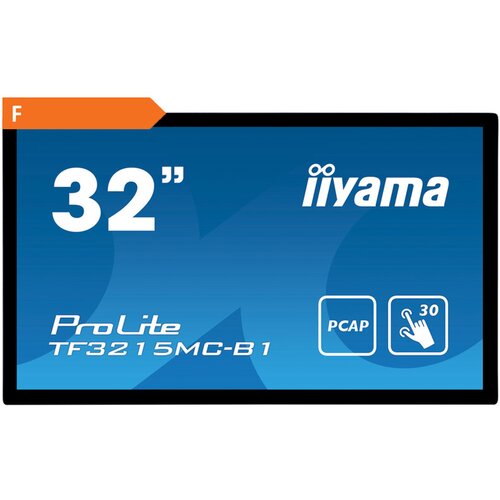 Iiyama Monitor 32" PCAP Bezel Free 30-Points Touch Screen, 1920x1080, AMVA3 panel, VGA, HDMI, 460cd/m², 3000:1, 8ms, Landscape or Portrait mount, USB Touch Interface, VESA 200x200mm, MultiTouch with supported OS, Open frame model with rubber seal Cene