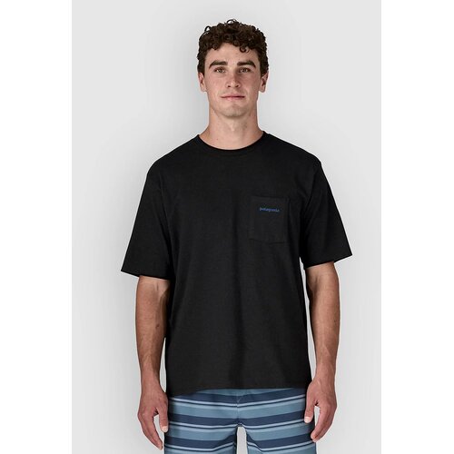 Patagonia Boardshort Logo Pocket Responsibili T-shirt ink black Slike