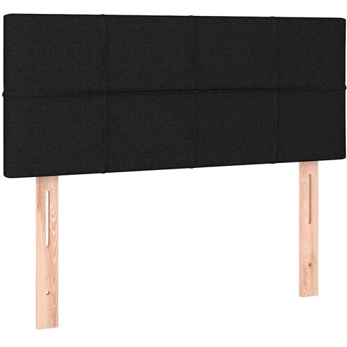 Box spring krevet s madracem crni 80 x 200 cm od tkanine Slike
