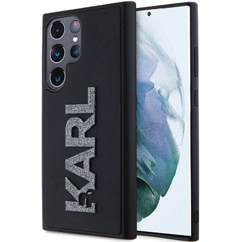 Karl Lagerfeld OVITEK 3D GUMIJASTI LOGO Z BLEŠČICAMI ZA SAMSUNG GALAXY S23 ULTRA, (21897630) Cene