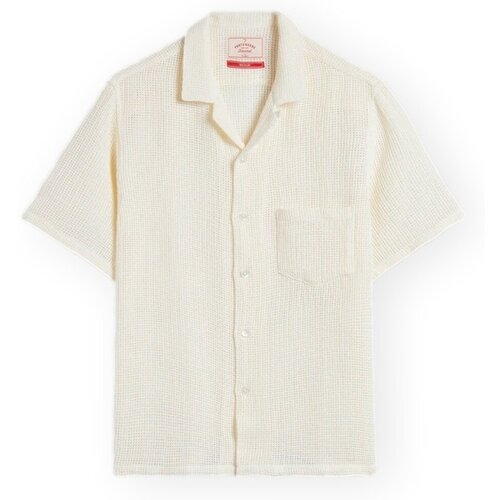 Portuguese Flannel Srajce z dolgimi rokavi Salva Shirt - White Bela Slike