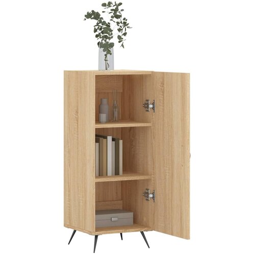  Komoda boja hrasta sonome 34,5x34x90 cm od konstruiranog drva Smeđa Slike