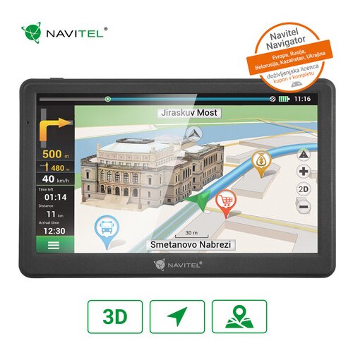 Navitel GPS navigacija MS700 , 7'' touch, MicroSD, + karte celotne Evrope (lifetime update) Cene