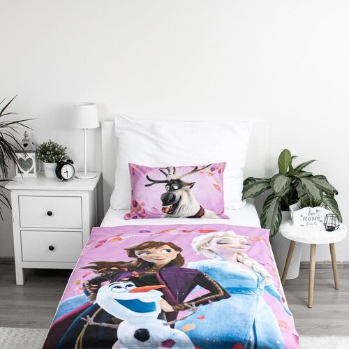 Jerry Fabrics Bombažna otro&amp;scaron;ka posteljnina za otro&amp;scaron;ko posteljico 100x135 cm Frozen &amp;quot;Wind&amp;quot; &amp;ndash; Slike
