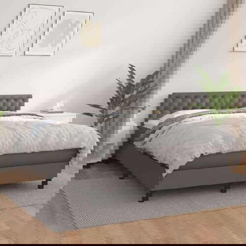  S oprugama i madracem sivi 140x200 cm od umjetne kože Cijene