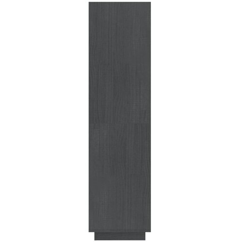  za knjige / pregrada sivi 60x35x135 cm od borovine Slike