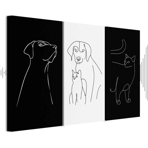  Slika - Domestic Animals (3 Parts) 90x60 Akustična Cene