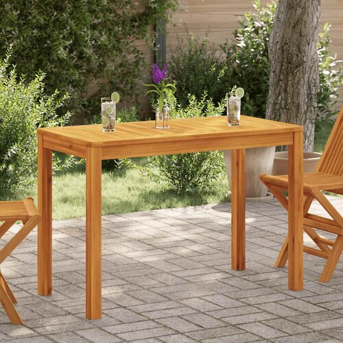  Vrtni blagovaonski stol 110 x 55 x 75 cm masivno bagremovo drvo Cijene