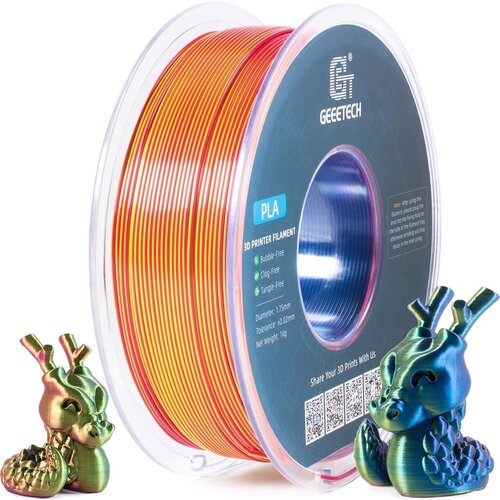 GEEETECH PLA Silk Tri-Color Red+Yellow+Blue - 1,75 mm / 1000 g Cene