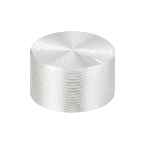 TRU COMPONENTS TC-11696456 okretni gumb s gumbom za obilježavanje srebrna (Ø x V) 23 mm x 13 mm aluminij, plastika 1 S Cijene