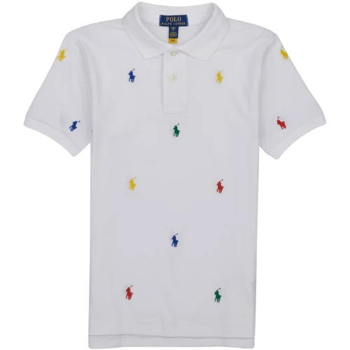Polo Ralph Lauren Polo majice kratki rokavi SSKCM2-KNIT SHIRTS-POLO SHIRT Bela