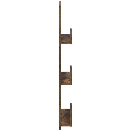  Polica za časopise s policom Dimljeni hrast 51 x 11 x 102 cm Slike