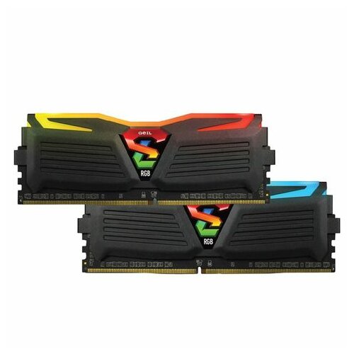 Geil DDR4 2x8GB 3200MHz SUPER LUCE RGB LITE CL16, GLC416GB3200C16ADC ram memorija Slike