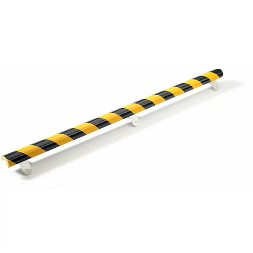 SHG Zaščita vogalov Knuffi®, z montažno letvijo, tip A, kos 1 m, črno / rumene barve