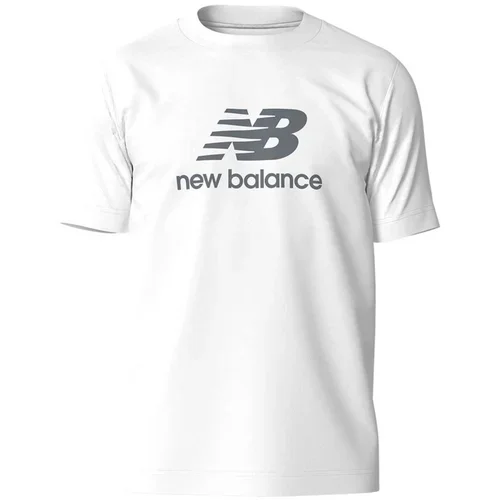 New Balance Bombažna kratka majica Essentials Cotton moška, bela barva, MT41502WT