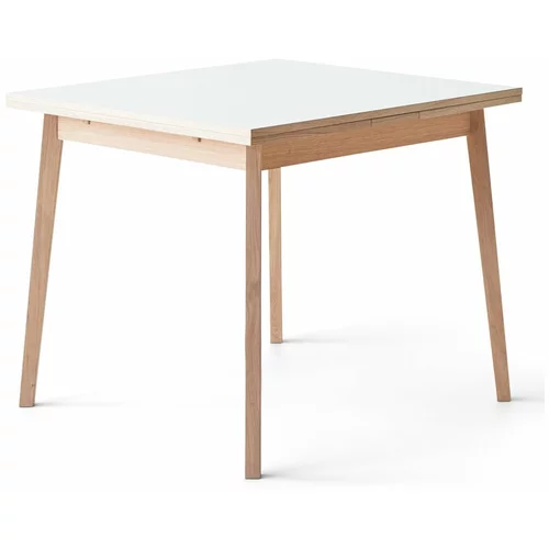 Hammel sklopivi blagovaonski stol s bijelom pločom Single, 90 x 90 cm