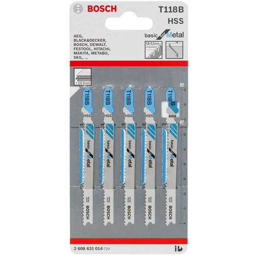 Bosch List ubodne testere T 118 B 2608631014/ Basic za Metal Slike