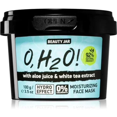 Beauty Jar O, H2O! vlažilna maska za obraz z aloe vero 120 g