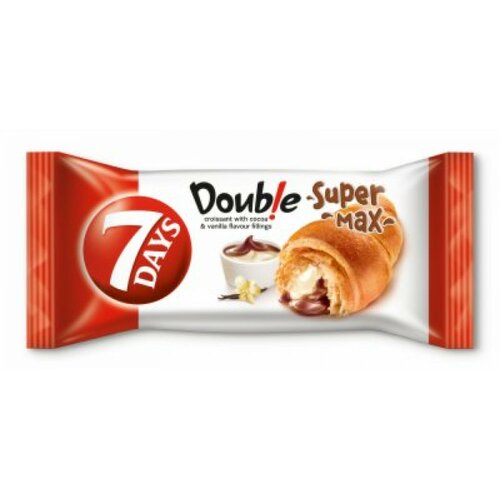 7 Days double super max kakao vanila kroasan 110g Slike