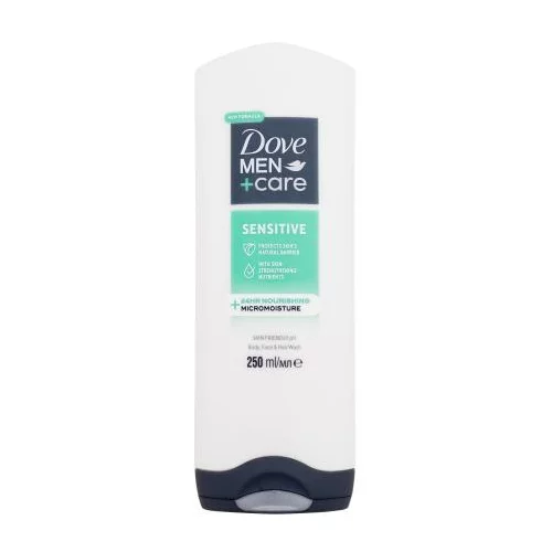 Dove Men + Care Sensitive hidratantni i umirujući gel za tuširanje za osjetljivu kožu 250 ml za moške