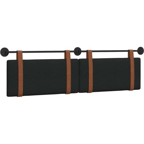  Držeće uzglavlje Zidne Crna 170 x 55 x 5 cm Antikni PU - Crna 160 cm bez LED Slike