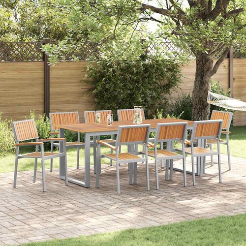  Stolica koja se može slagati 8 pcs Smeđa 56 x 57 x 87 cm Cene