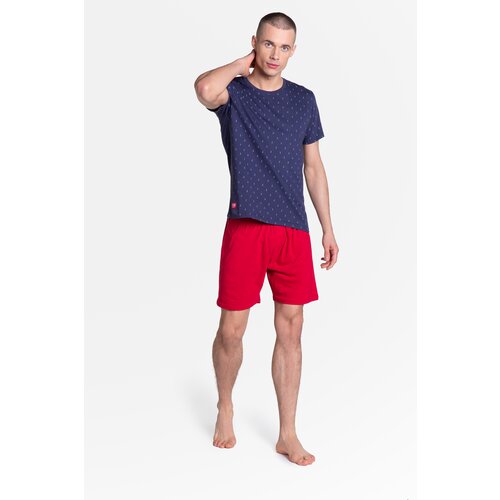 Henderson Pyjamas Life 38866-59X Navy-Red Navy-Red Slike