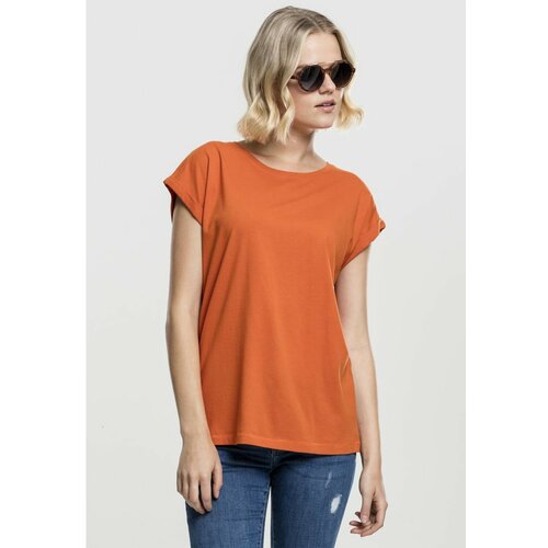 Urban Classics Ladies Extended Shoulder Tee rust orange Slike