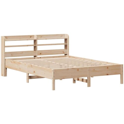 vidaXL Okvir kreveta bez madraca 135 x 190 cm od masivne borovine Cene