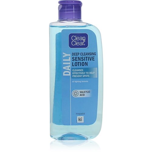 Clean & Clear Daily globinsko čistilna voda za obraz za občutljivo kožo 200 ml Cene