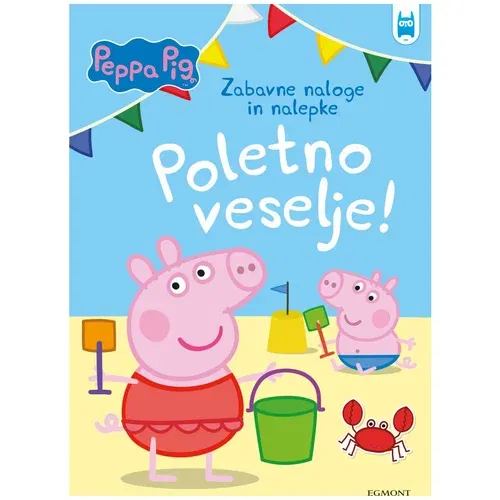 Pujsa Pepa Poletno veselje!, zabava z nalepkami