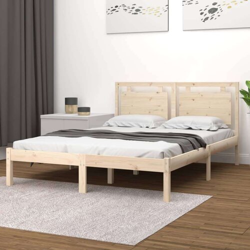  Posteljni okvir iz trdnega lesa 120x200 cm, (20601179) Slike