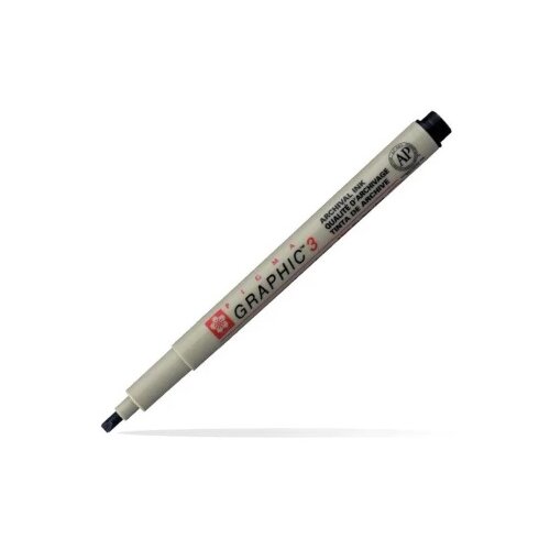 Royal Talens pigma graphic liner black 3.0mm ( 672092 ) Slike