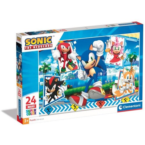Clementoni Sonic 24-dijelna maxi supercolor slagalica - Cene