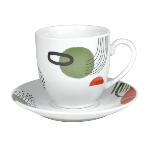Sigma pORCELAN SET ZA KAFU 160ml 6/1 (ZEL.KRUG) SHS-C-8004 Slike