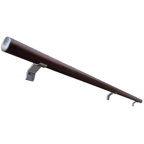  Stenska ograja (aluminij, 3000 mm, oreh) Cene